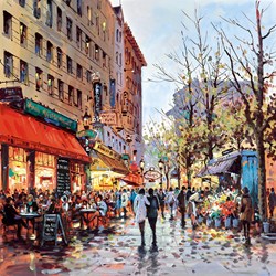 City Of Love by Henderson Cisz - Limited Edition on Canvas sized 14x14 inches. Available from Whitewall Galleries